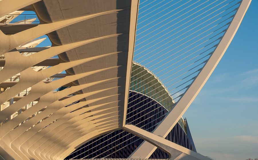 Architettura della Città delle Arti e delle Scienze di Valencia