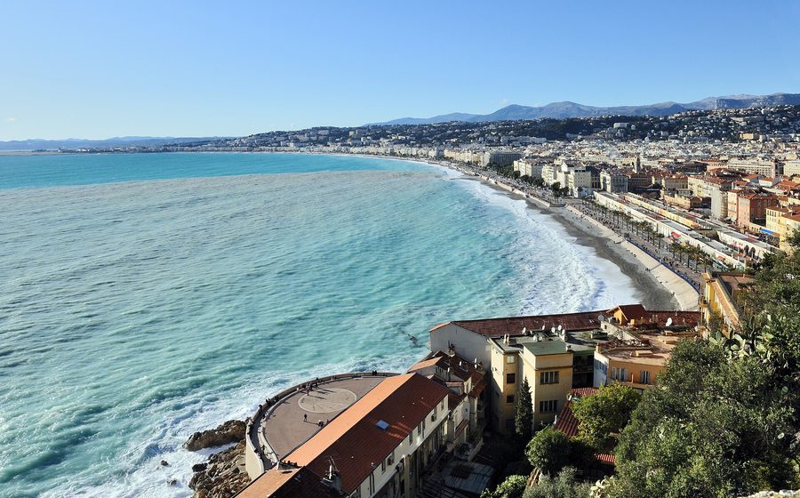La Baia degli Angeli e la Promenade des Anglais a Nizza